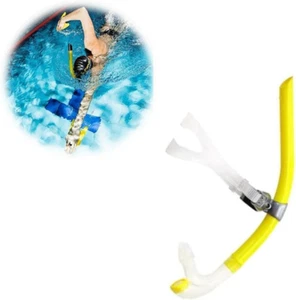 Swim Snorkel for Lap Swimming, Swimmer Snorkel Tube Diving Training Snorkeling G - Picture 1 of 7