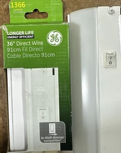 GE Premium 36 in. LED Direct Wire Dimmer Compatible Under Cabinet Light Bar - Picture 1 of 5
