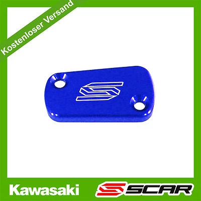 bremszylinder deckel HINTEN KAWASAKI KX KXF KLX 125 250 450 KX250F BLAU SCAR - Bild 1 von 2