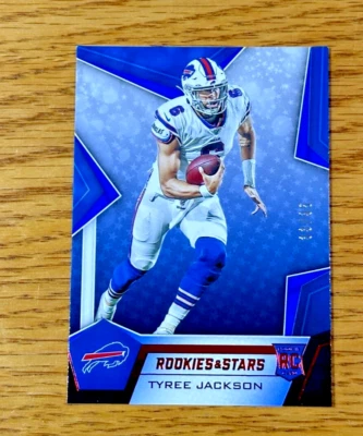 TYREE JACKSON 2019 Panini Rookies & Stars #177 Rookie RC Red & Blue /35 - Image 1 of 2