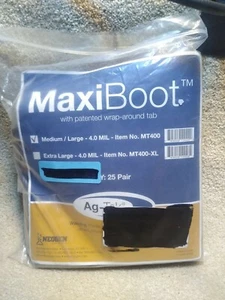 NEOGEN CORPORATION MaxiBoot Boot Cover, Medium/Large, 25-Pr. MT400 - Picture 1 of 3
