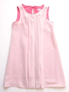 Maria Casero NWT Girls Pink Party Dress Sizes 7, 8, 12  Sleeveless Crepe Swing - Picture 1 of 4