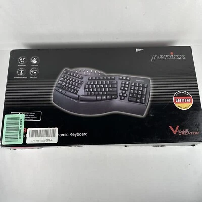 PERIBOARD-612, 2.4GHz & Bluetooth Split Ergonomic Keyboard for Windows & Mac OS - Image 1 of 4