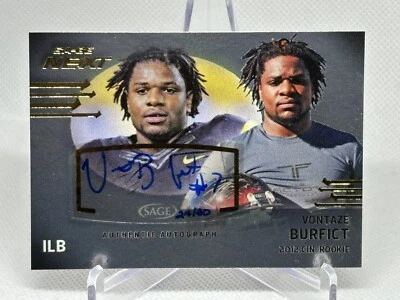 2012 SAGE NEXT Autographs: #SA-5 Vontaze Burfict /30 Bengals Rookie Auto RC - Image 1 of 2