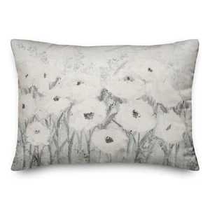 Creative Products Florals In Gray 20 x 14 Spun Poly Pillow - Picture 1 of 3