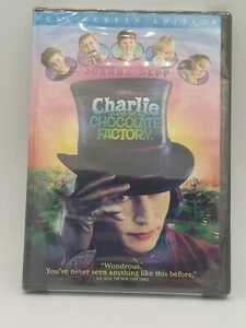 Charlie and the Chocolate Factory DVD 2005 Full Frame Johnny Depp   - Picture 1 of 3