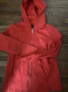 ARMANI EXCHANGE Hoodie Jacke mit durchgehendem Reißverschluss S/P/P KORALLE schöner Frühling Aufwärmen WMN - Bild 1 von 4