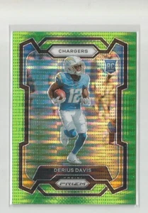 2023 Panini Prizm DERIUS DAVIS Neon Green Pulsar - Picture 1 of 1