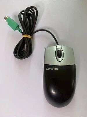 Genuine Compaq Mouse MO42KO PS/2 Wired Retro Vintage - Image 1 of 4