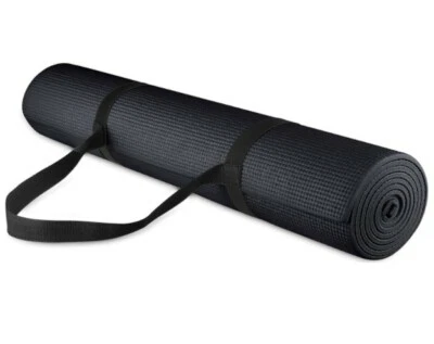 BalanceFrom BFGY-P1BLK GoYoga All Purpose High Density Non-Slip Exercise Yoga... - Image 1 of 4