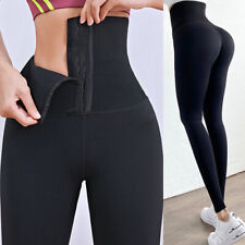 Womens High Waist Yoga Pants Leggings Fitness Tummy Control Gym Workout Trousers