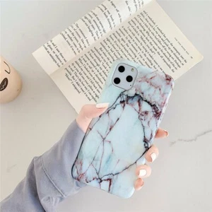 Luxury Marble Design Protective Soft TPU Phone Case Cover for Apple iPhone 11 - Picture 1 of 33
