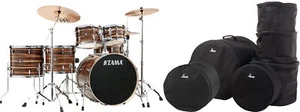 Tama IP62H6W-CTW Imperialstar Drumkit Coffee Teak Wrap Gigbag Set Becken Ständer - Bild 1 von 6
