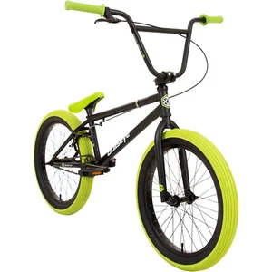 BMX Bike 20 Zoll Freestyle BMX Fahrrad Bullseye Project 501 Fahrrad schwarz/grün - Bild 1 von 7