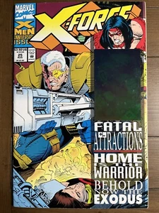 X-Force #25 Sehr guter Erhaltungszustand + blaues Hologramm Variante Greg Capullo 1993 Fatal Attractions Schlüssel - Bild 1 von 20