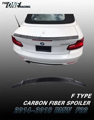 Alerón de carbono para BMW Serie 2 2014-2020 F23 230i 235i M240i convertible tipo F Foto 1 de 4