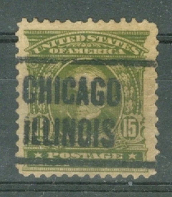 USA 15c Henry Clay Precancel CHICAGO ILLINOIS used Lot#a1035 - Image 1 of 1