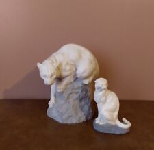 Joseph Boulton (1896-1981) Cat Sculpture Pair