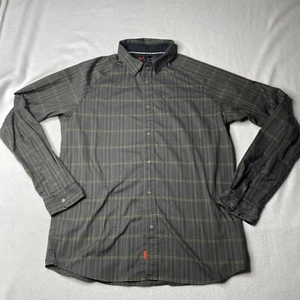 Mountain Hardwear Men's Gray Plaid Long Sleeve Button Shirt L - Picture 1 of 9