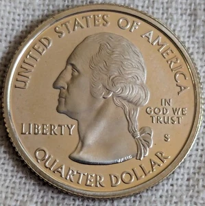 2005 S Washington Silver Quarter Proof : Gem BU, UNC, West Virginia - .9 Fine - Picture 1 of 6
