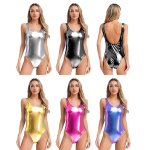 Mujeres Body Mono Atlético Yoga Leotardo Prendas de Baile Sexy Sin Mangas Adulto - Imagen 1 de 39