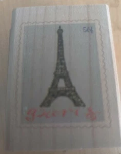 EIFFEL TOWER PARIS FRANCE Rubber Stamp by Inkadinkado - Picture 1 of 3