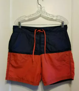 Corto de tabla Gap para hombre con bloque de color (8"), nailon, azul marino/rojo, talla S, usado - Imagen 1 de 10