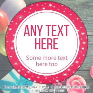 Pegatinas redondas personalizadas para cualquier ocasión. Entrega rápida y gratuita 3 tallas - Imagen 1 de 12