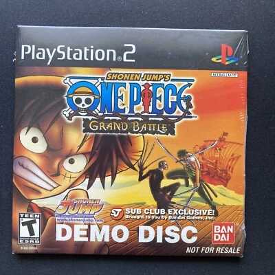 One Piece: Grand Battle Demo Disc  (Sony PlayStation 2 PS2, 2005) New & Sealed - Image 1 of 2