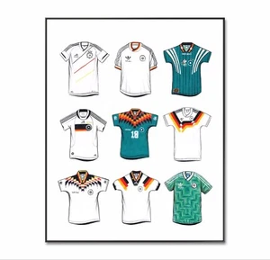 Germany Football Shirt Poster, Germany Poster, Euro 2024 Poster, A4 Print Gift - Picture 1 of 4