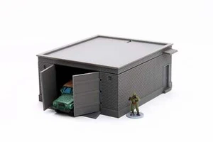 Soviet Workshop Garage - Zona Alfa / Cold War in the East - 3D Printed Miniature - Picture 1 of 9