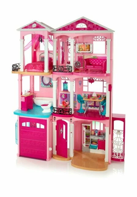 Barbie Dream House Playset, Pink - FFY84