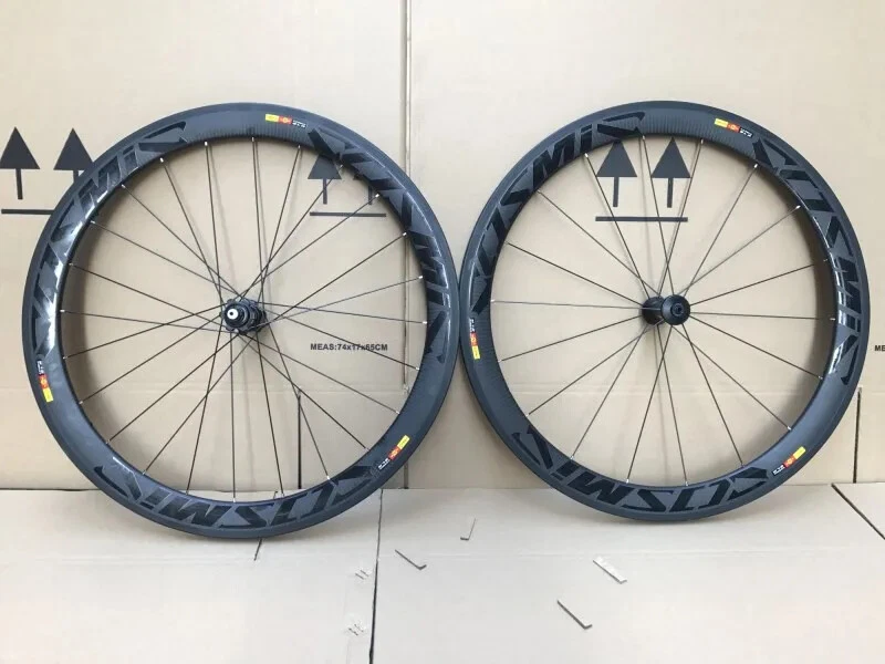Carbon Clincher 700C Cosmic SLR Carbon Road Wheels 38mm 50mm 60mm Bike Wheelset - Image 1 of 4