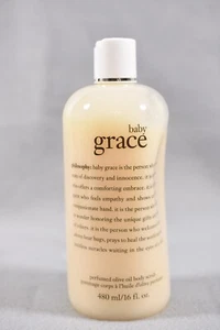 Philosophy Baby Grace Perfumed Olive Oil Body Scrub 16 oz New Sealed - Picture 1 of 3