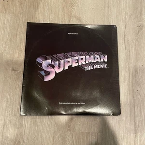 SUPERMAN THE MOVIE Soundtrack Double Vinyl LP 1978 Early pressing Gatefold - Picture 1 of 8