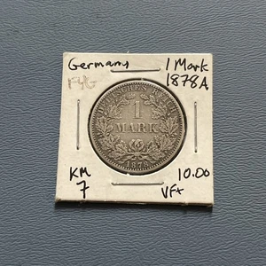 1881-A Germany 1 Mark  Silver! - Picture 1 of 2