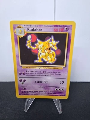 KADABRA - 32/102 - Base Set - Pokemon Card - NM - Image 1 of 2