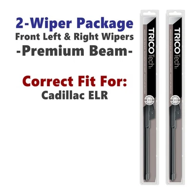 Wipers 2pk Beam Wiper Blades fits 2014+ Cadillac ELR - 19280x2 - Image 1 of 4