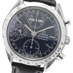 OMEGA Speedmaster 3521.80 Triple calendar chronograph Navy Dial AT Men's_907117 - Picture 1 of 6