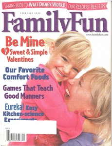 FAMILY FUN Magazine February 2002 Valentines Good Manners Games Kitchen Science - Imagen 1 de 4