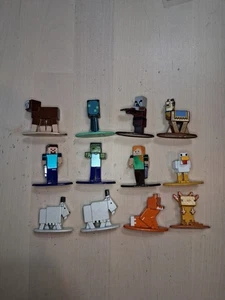 Minecraft Jada Nano Metallfiguren Menge 12 KOSTENLOSER VERSAND  - Bild 1 von 4