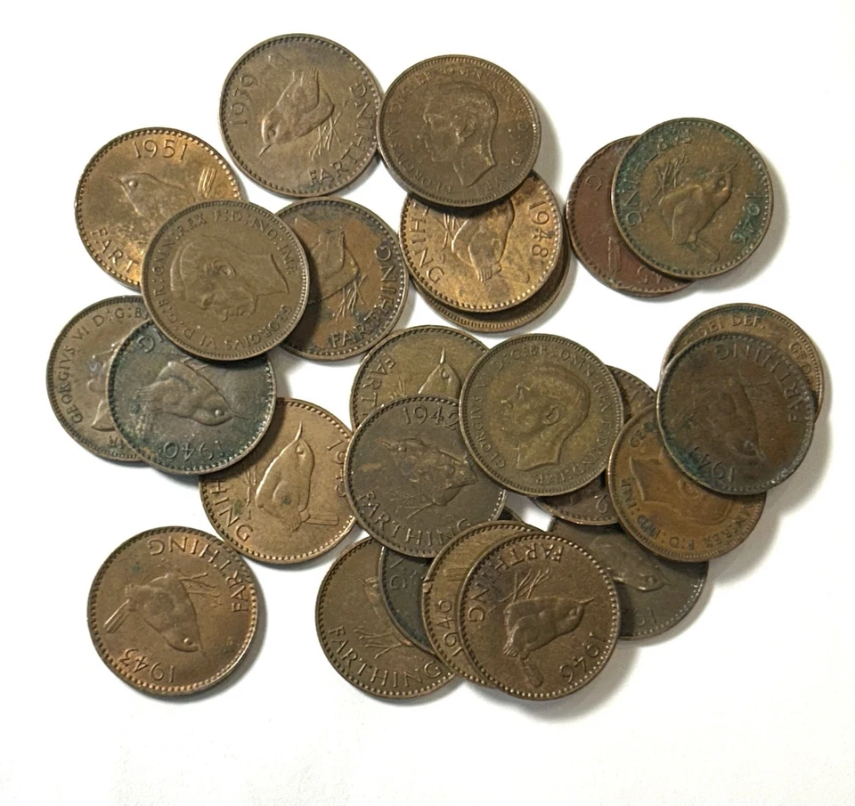 Gran Bretaña Farthings, Jorge VI, elige fechas, ver descripción, precio por volumen Foto 1 de 1