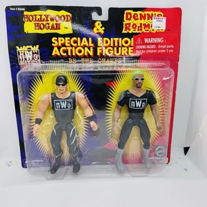 Vintage 1997 WCW Special Edition NWO Hollywood Hogan & Dennis Rodman Figures NEW - Picture 1 of 3