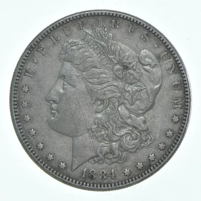 Mejor dólar de plata Morgan 1884 - 90% moneda de Estados Unidos - bonita moneda *882 Foto 1 de 3