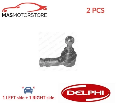TRACK ROD END RACK END PAIR DELPHI TA1666 2PCS FOR VW GOLF IV - Image 1 of 4
