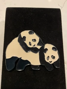 Fibbia per cintura vintage ENJOI Pandas Y2K skater grunge - Foto 1 di 3