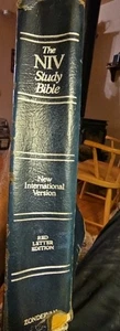 The NIV Bible Red Letter Edition Leather 1985 Zondervan USA - Imagen 1 de 6