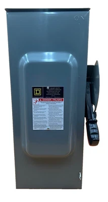 Square D H363RB 安全断开开关 100A 3P 600V 3R 户外 100 安培 全新 — 第 1/4 张图片