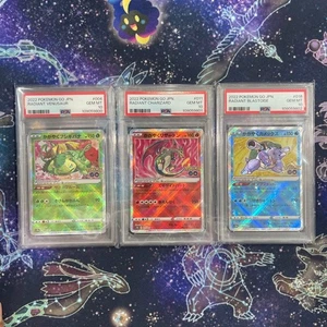 PSA10 Radiant Charizard Venusaur Blastoise 004 011 018/071 Pokemon Go Secuencial - Imagen 1 de 8