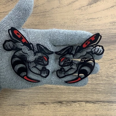 Hornet Badges Emblem Bee ALPHA BIG STINGER Red Eye for kia stinger Fender Angry - Image 1 of 2